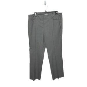 New York & Company Stretch Grey Gray Dress Career Pants Womens Size 12 Petite